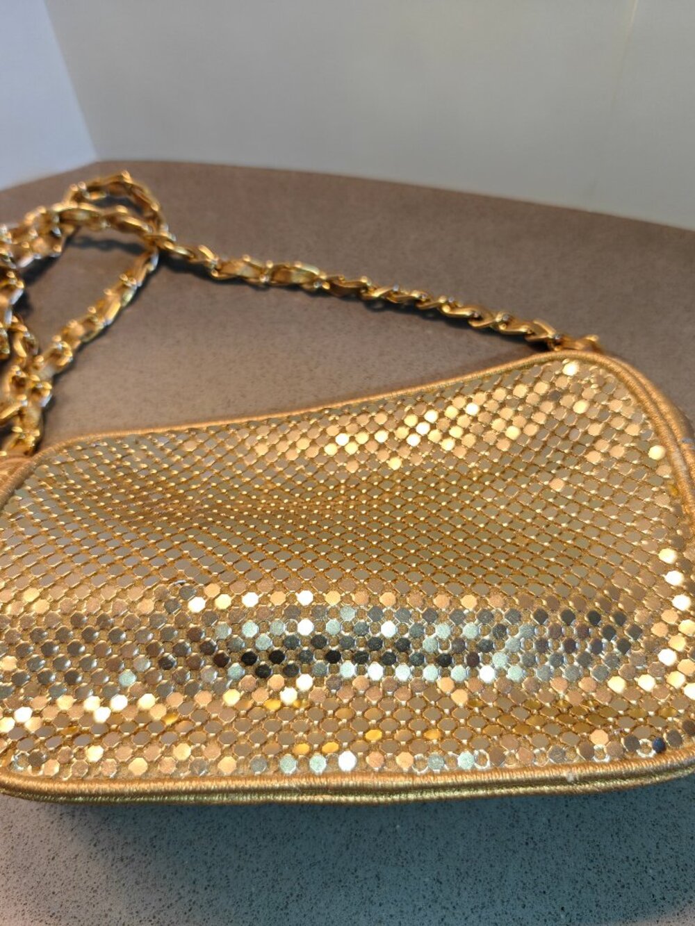 Vintage Gold Evening Bag